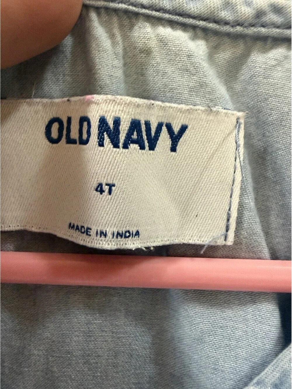 Old Navy Toddler Girls Size 4T soft denim dress